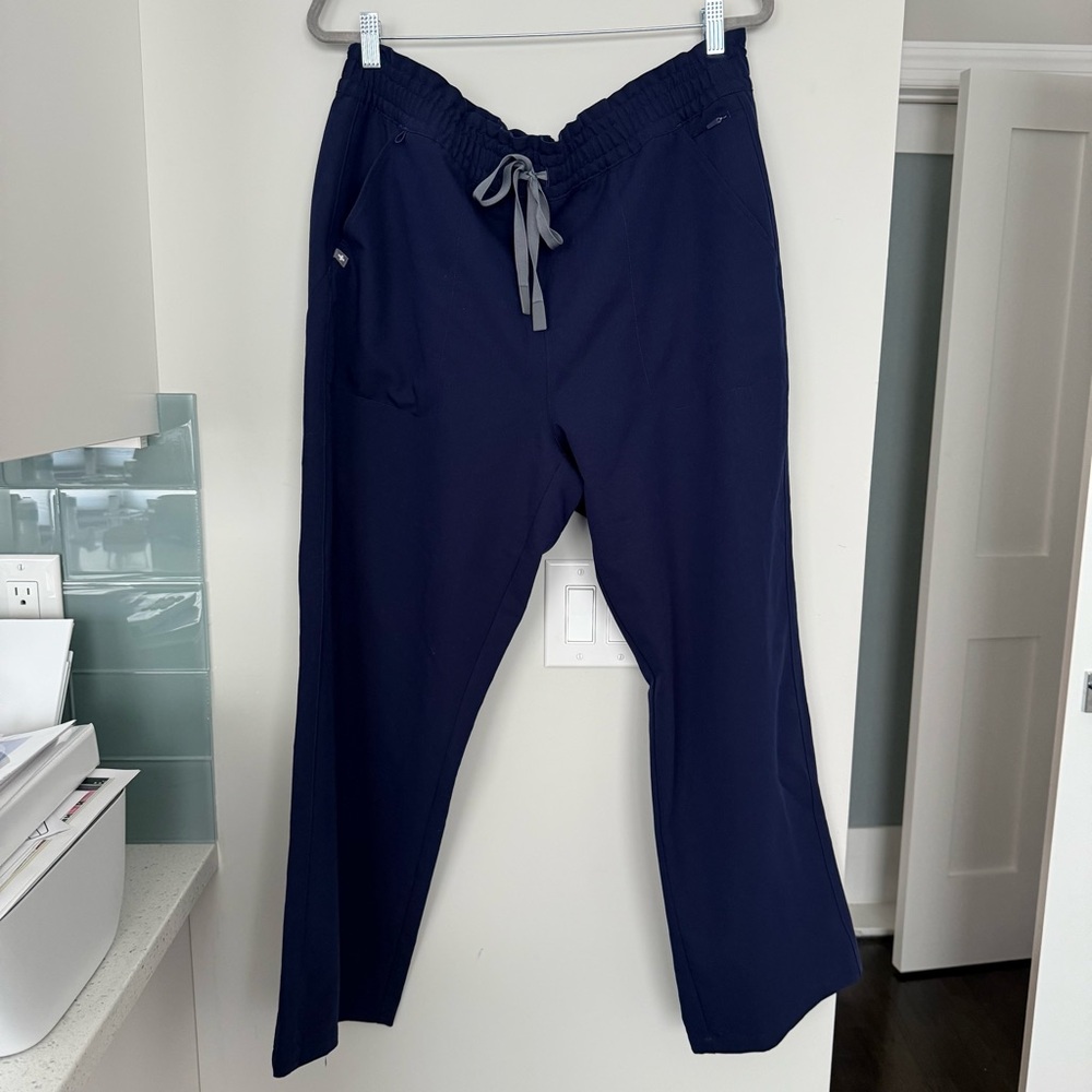 Figs Navy Scrub Pants, Women’s XXL Petite